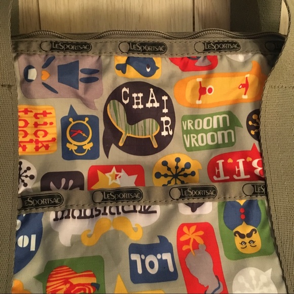 LeSportsac Tote Vroom LOL Shout - Picture 3 of 6